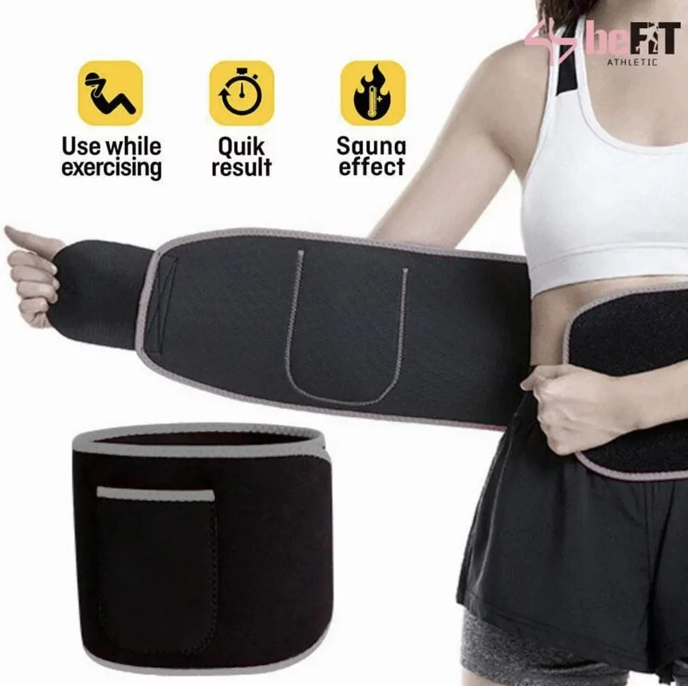 beFIT 爆汗腰帶|Multi-functional Waist Trainer 【逢星期日截單，截單後預計3-4星期發貨】